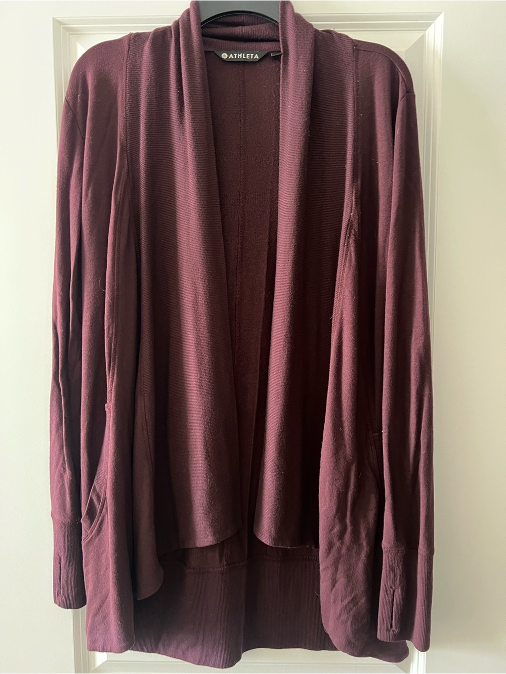 Athleta Pranayama Open-Front Cardigan